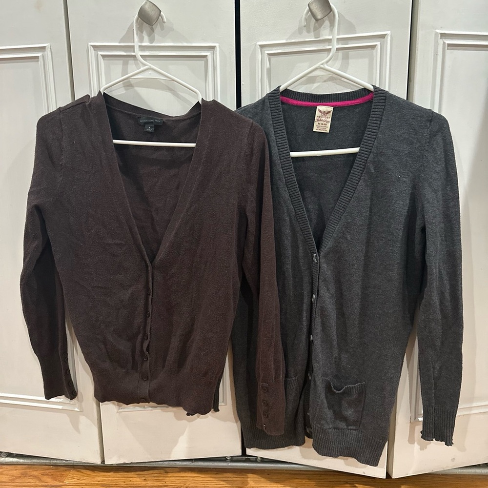Worthington Brown and Gray Women's Cardigans